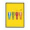 Stupell Industries The Beatles Sgt. Peppers Minimalist Illustration Black Framed Wall Art